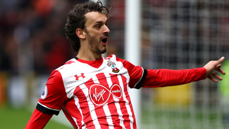 Striker Southampton Gabbiadini Kembali ke Sampdoria